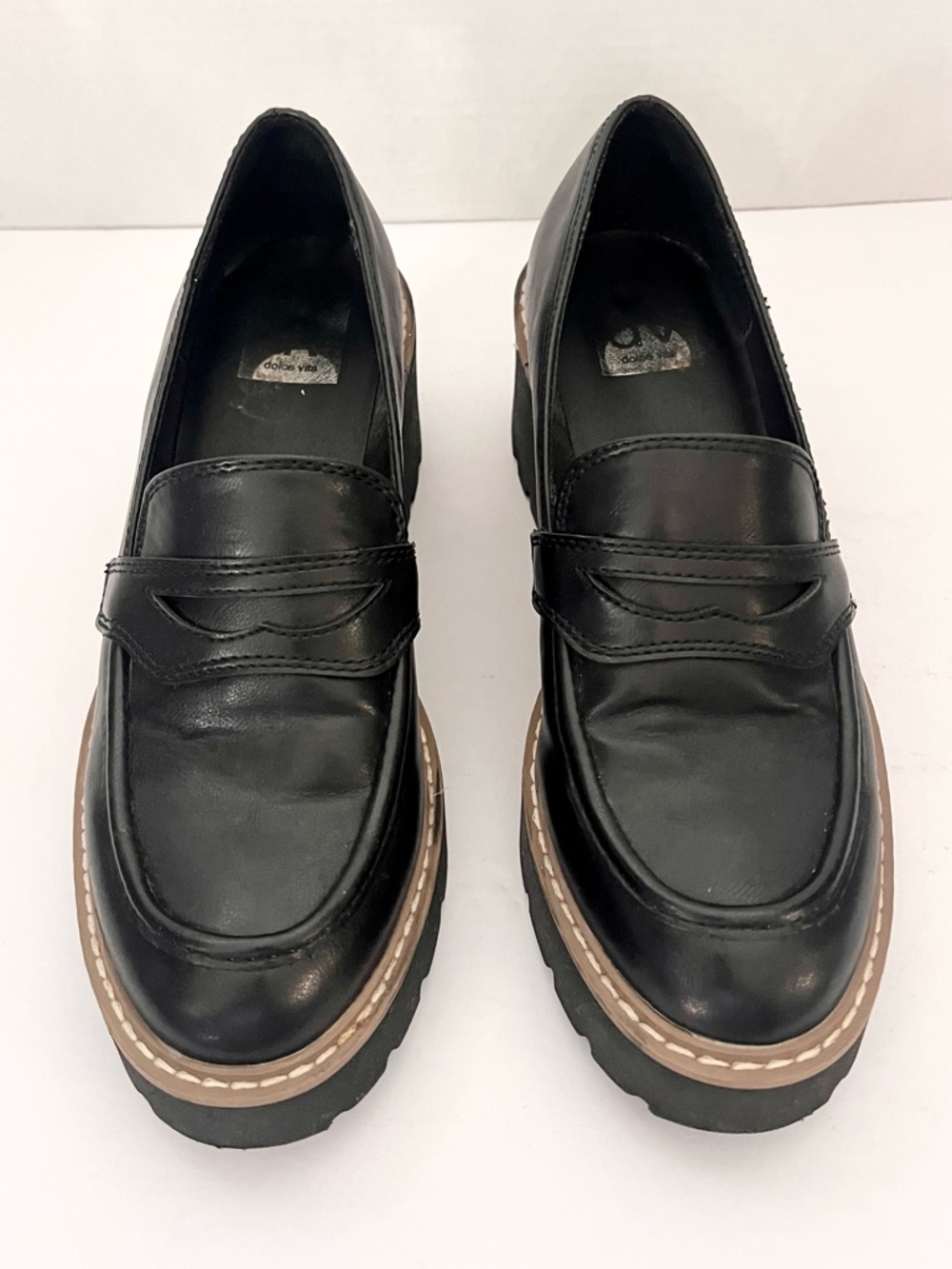 Dolce Vita Tammy Lug Platform Penny Loafers - Picture 2 of 12